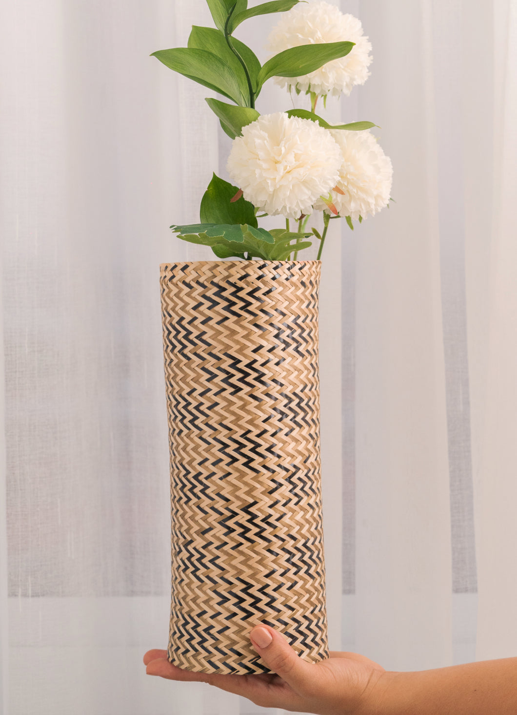 Florero Diamont Black/Gold